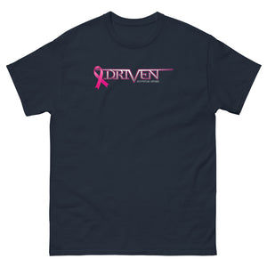 driven footwear breast cancer pink logo Men's classic tee