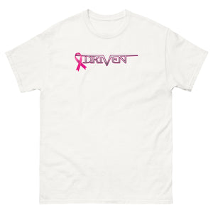 driven footwear breast cancer pink logo Men's classic tee