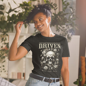 Driven Footwear/Apparel Floral Skull Short-Sleeve Unisex T-Shirt