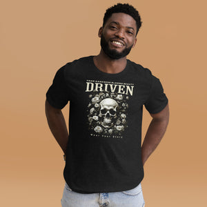 Driven Footwear/Apparel Floral Skull Unisex t-shirt