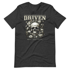 Driven Footwear/Apparel Floral Skull Unisex t-shirt