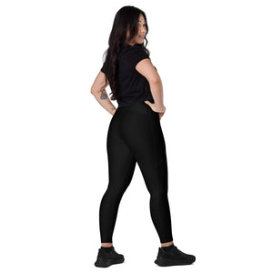 Driven Footwear Crossover leggings with pockets