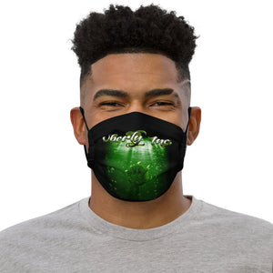 Oberly Inc "theCreatures" logo Premium face mask