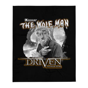 Driven-Chaney Entertainment "the Wolfman" Throw Blanket