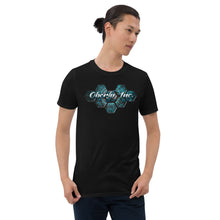 Load image into Gallery viewer, Oberly Inc Nano Hive blue logo Short-Sleeve Unisex T-Shirt