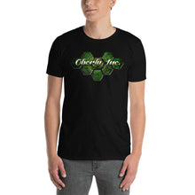 Load image into Gallery viewer, Oberly Inc Nano Hive green logo Short-Sleeve Unisex T-Shirt