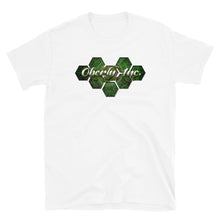 Load image into Gallery viewer, Oberly Inc Nano Hive green logo Short-Sleeve Unisex T-Shirt
