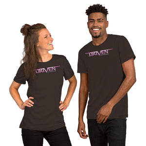 Driven footwear Pink logo Short-sleeve unisex t-shirt